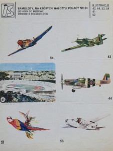 IS Ilustracje Samoprzylepne - Samoloty, na których walczyli Polacy nr 064 - naklejki