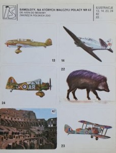 IS Ilustracje Samoprzylepne - Samoloty, na których walczyli Polacy nr 063 - naklejki