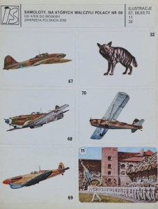 IS Ilustracje Samoprzylepne - Samoloty, na których walczyli Polacy nr 060 - naklejki