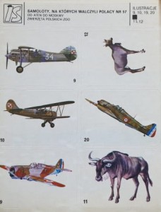 IS Ilustracje Samoprzylepne - Samoloty, na których walczyli Polacy nr 057 - naklejki
