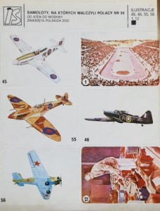 IS Ilustracje Samoprzylepne - Samoloty, na których walczyli Polacy nr 056 - naklejki