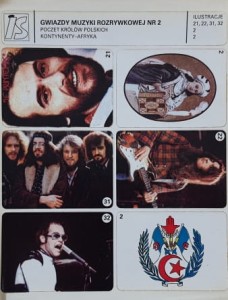 IS Ilustracje Samoprzylepne - Gwiazdy muzyki rozrywkowej nr 002 - naklejki