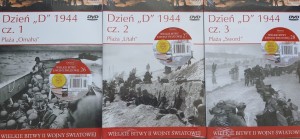 Wielkie Bitwy II Wojny Światowej - Dzień "D" 1944: cz. 1 - Plaża Omaha, cz. 2 - Plaża Utah, cz. 3 - Plaża Sword + 3DVD