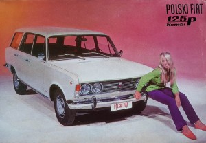 Polski Fiat 125p Kombi - prospekt folder