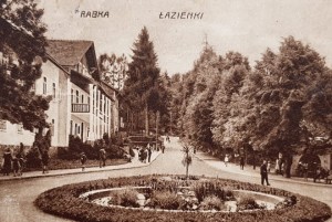 Pocztówka Rabka - Łazienki