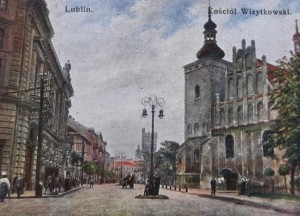 Pocztówka Lublin - Kościół Wizytkowski