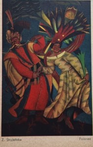 Pocztówka Polonez - Il. Z. Stryjeńska