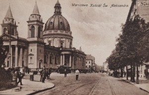 Pocztówka Warszawa - Kościół Św. Aleksandra