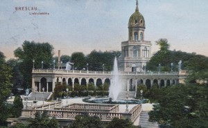 Pocztówka Wrocław Breslau - Liebichshohe