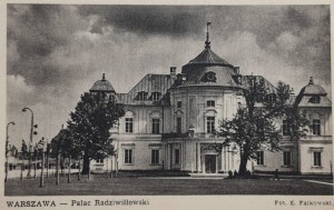 Pocztówka Warszawa - Pałac Radziwiłłowski - fot. E. Falkowski