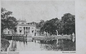 Pocztówka Warszawa - Łazienki