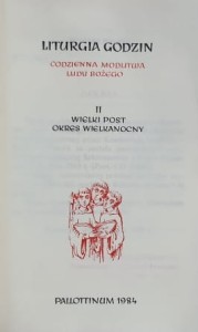 Liturgia godzin tom II - wyd. 1984