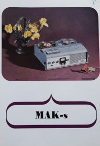 Unitra magnetofon MAK-s - folder reklamowy