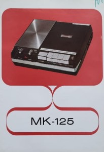 Unitra magnetofon MK-125 - folder reklamowy