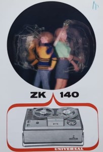 Unitra Universal magnetofon ZK-140 - folder reklamowy