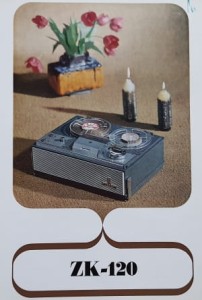 Unitra magnetofon ZK-120 - folder reklamowy