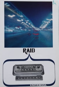 Unitra Universal odbiornik samochodowy RAID - folder reklamowy