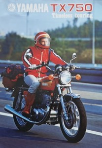 Yamaha TX750 - prospekt folder reklamowy