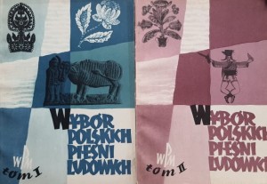 Sobieski - Wybór polskich pieśni ludowych tom I i II