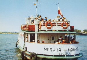 Pocztówka Świnoujście - Tramwaj wodny Maryna - fot. K. Jabłoński