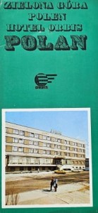 Hotel Orbis Polan Zielona Góra - folder reklamowy