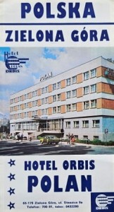 Hotel Orbis Polan Zielona Góra - folder reklamowy