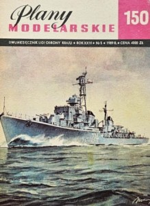 Plany Modelarskie 150 - Niszczyciel ORP Wicher II