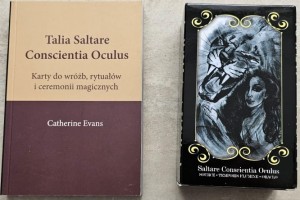 Tarot Saltare Conscientia Oculus - 97 kart + książka Catherine Evans - Karty do wróżb, rytuałów i ceremonii magicznych
