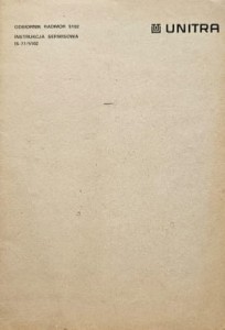 Unitra Radmor 5102 - instrukcja serwisowa