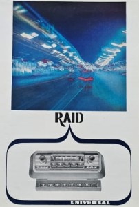 Unitra Universal odbiornik samochodowy RAID - folder reklamowy