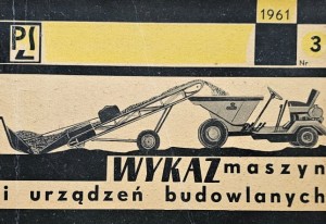 Wykaz - cennik maszyn i urządzeń budowlanych 3/1961 - samochód Żubr A-80