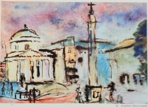 Karnet Krzysztof Zeydler-Zborowski - Warszawa Plac Trzech Krzyży