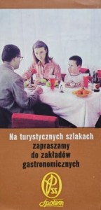 Zakłady gastronomiczne PSS Społem - folder reklamowy