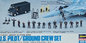 U.S. Pilot/Ground Crew Set / X72-7 Hasegawa 1:72