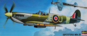 Spitfire Mk.IX / 51342 Hasegawa 1:72 + Part S72-029 + Rubber Wheels