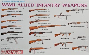 WWII Allied Infantry Weapons / 3815 Dragon 1:35