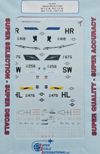 SSI 72-622 - Desert Storm F-16S - kalkomania 1:72