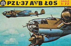 PZL-37 A/B Łoś / Plastyk 1:72  wyd. 1984