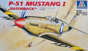 P-51 Mustang I Razorback / 090 Italeri 1:72