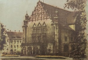 Pocztówka Jerzy Pawłowski - Poznań. Uniwersytet - 1919 r.