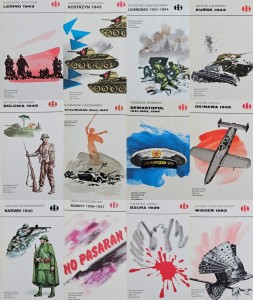 Historyczne Bitwy - 13 książek - Lenino 1943, Kostrzyn 1945, Leningrad 1941 – 1944, Kursk 1943, Bolonia 1945, Stalingrad 1942 – 1943, Sewastopol 1941 - 1942, 1944, Okinawa 1945, Narwik 1940, Madryt 1936, Bzura 1939, Wiedeń 1683, Grochów 1831