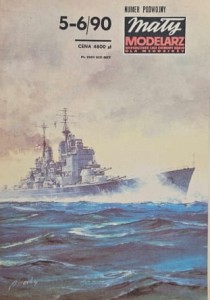 Mały Modelarz (1990) - 05-06/1990 - Pancernik HMS Vanguard