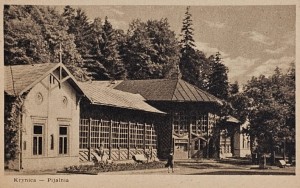 Pocztówka Krynica - Pijalnia