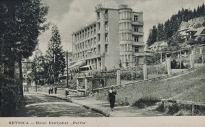 Pocztówka Krynica - Hotel pensjonat Patria