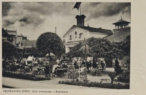 Pocztówka Truskawiec - Zdrój - Klub towarzyski - kawiarnia