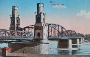 Pocztówka Toruń - Thorn - Eisenbahnbrucke