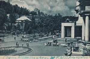 Pocztówka Krynica - Fragment alei spacerowej - fot. K. Saysse-Tobiczyk