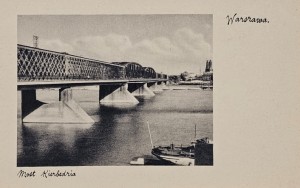 Pocztówka Warszawa - Most Kierbedzia