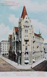 Pocztówka Warszawa - Nowo-Sienna 9, Róg Zgoda przy Marszałkowskiej