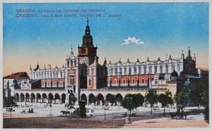 Pocztówka Kraków - Sukiennice - Strona wschodnia